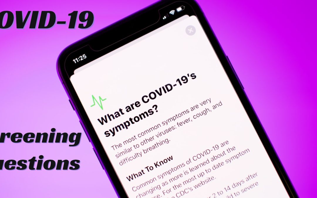 covid-19 screening questions